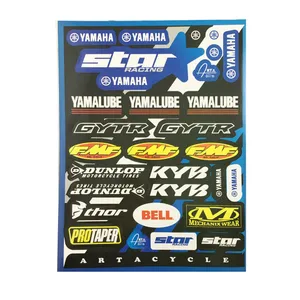 برچسب بدنه موتورسیکلت مدل YAM-BLU