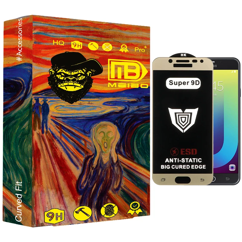 محافظ صفحه نمایش میبو مدل Super 9D Quantum 007 مناسب برای گوشی موبایل سامسونگ Galaxy j7 prime