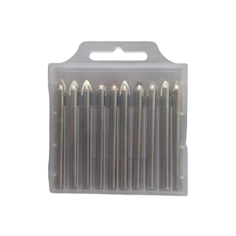 مته مدل نیزه ای دو الماس کد 08 سایز 8 میلیمتر مجموعه 10 عددی