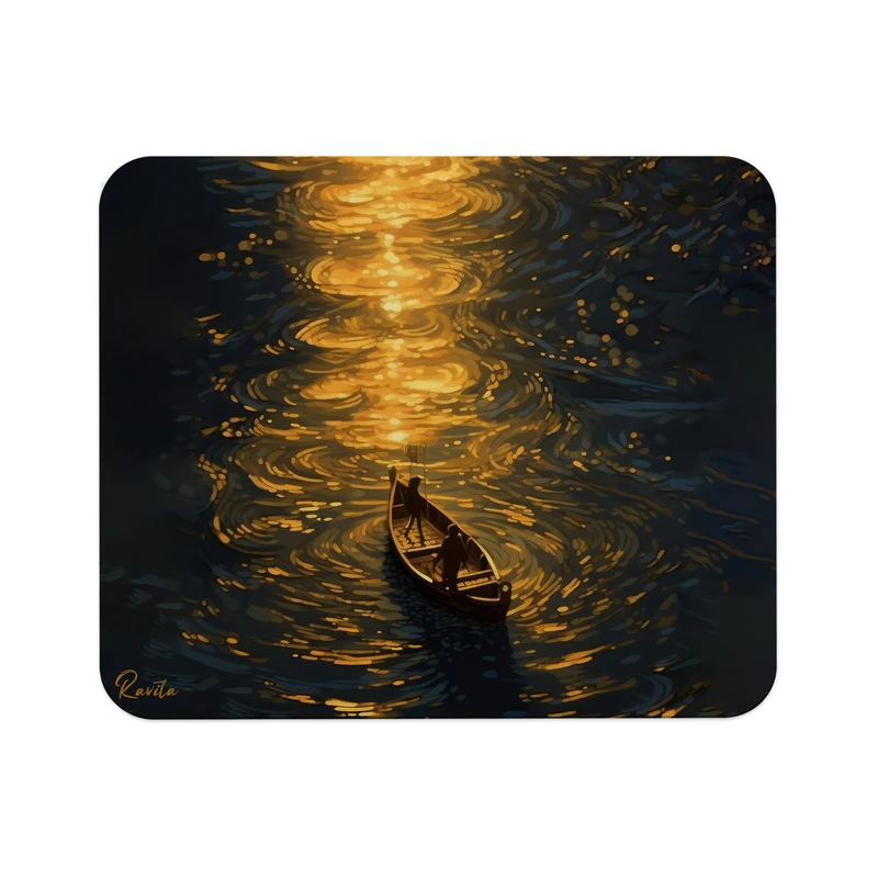 ماوس پد راویتا مدل نقاشی مرد کد 3590 سایز 24*19 سانتی متر