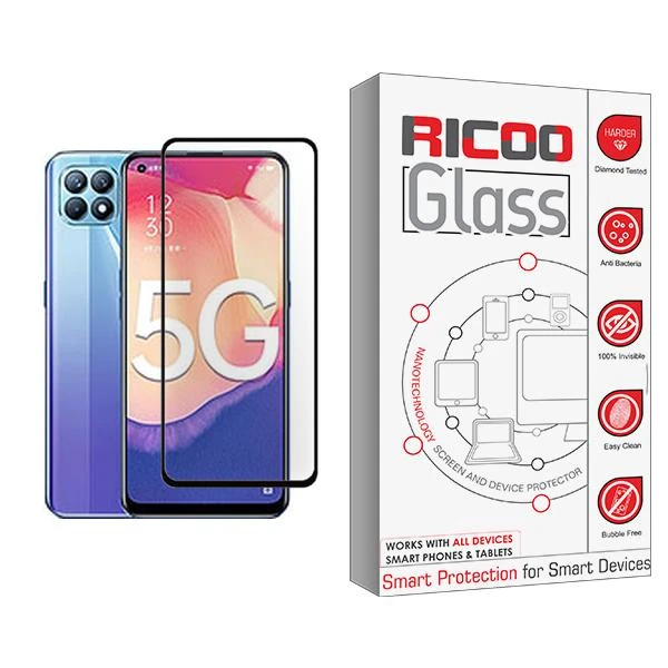 محافظ صفحه نمایش ریکو مدل Ricoo Glass MIX001 مناسب برای گوشی موبایل اوپو Reno4 SE
