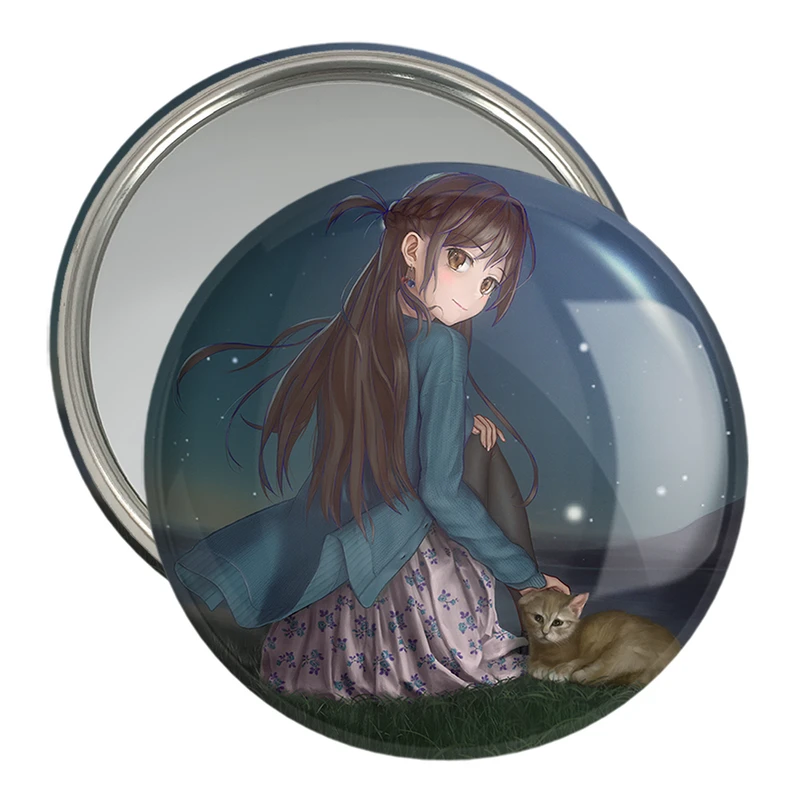 آینه جیبی خندالو مدل چیزورور انیمه کانوجواوکاری  کد 18174