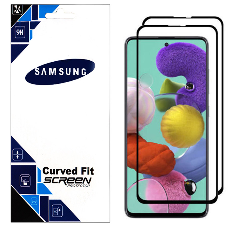 محافظ صفحه نمایش مدل GSF مناسب برای گوشی موبایل سامسونگ Galaxy A51 بسته 2عددی