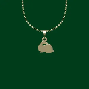 گردنبند طلا 18 عیار زنانه مدوپد مدل خرگوش کد FF2-1-1227
