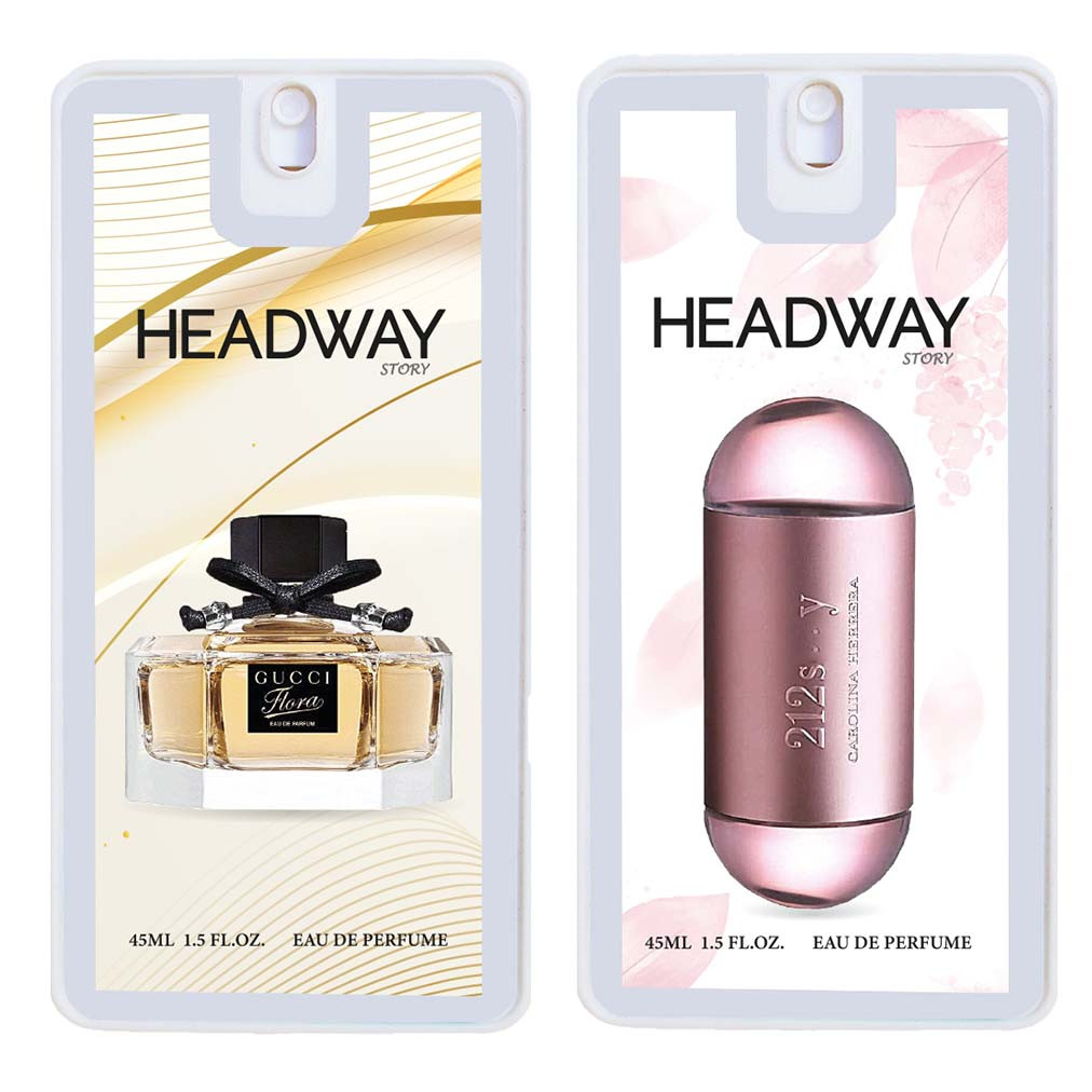 عطر جیبی زنانه هدوی استوری مدل گوچی فلورا و 212 کارولینا هررا حجم 45 میلی لیتر مجموعه 2 عددی عطر جیبی زنانه هدوی استوری مدل گوچی فلورا و 212 کارولینا هررا حجم 45 میلی لیتر مجموعه 2 عددی