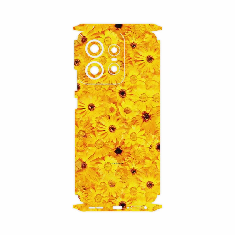 برچسب پوششی ماهوت مدل Yellow_Flower-FullSkin مناسب برای گوشی موبایل موتورولا Edge 50 Pro