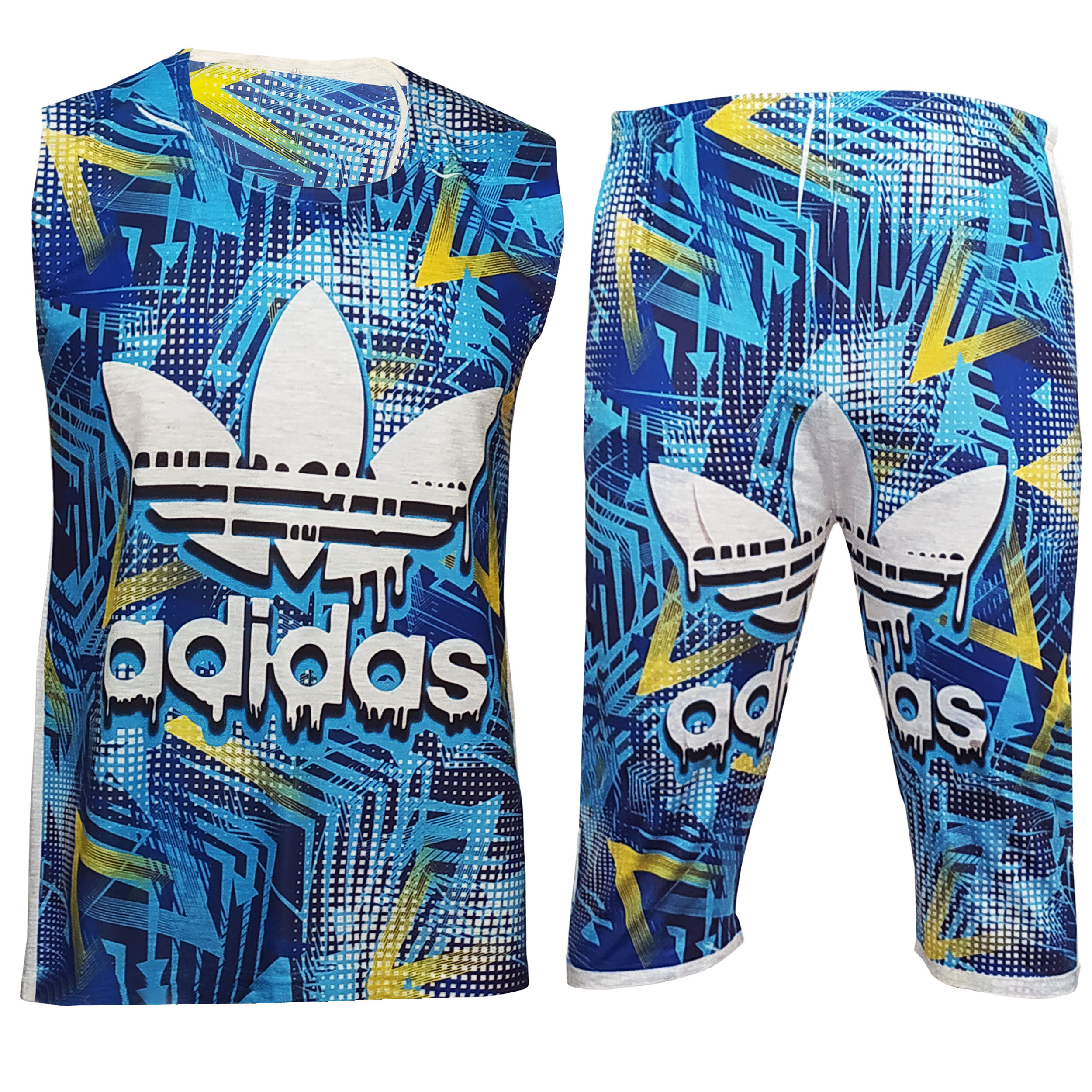 ست تاپ و شلوارک مردانه کد N-40830