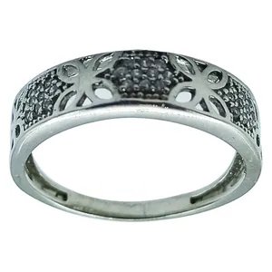 انگشتر نقره زنانه سلین کالا مدل برلیان ce-As214