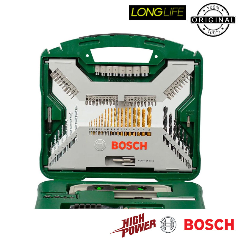مجموعه 100 عددی ابزار بوش مدل Box 100 Xlin Pro Ti