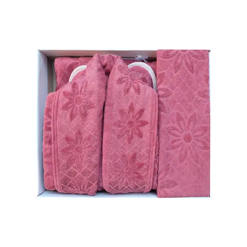 سرویس حوله 3 تکه ماریبور طرح آنا سایز 125