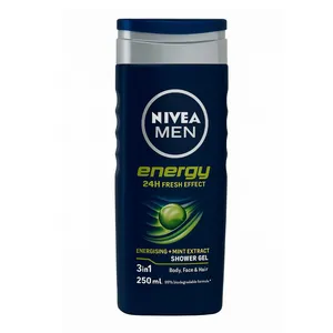 شامپو بدن نیوا مدل Energy با رایحه نعناع مناسب برای انواع پوست حجم 250 میلی لیتر