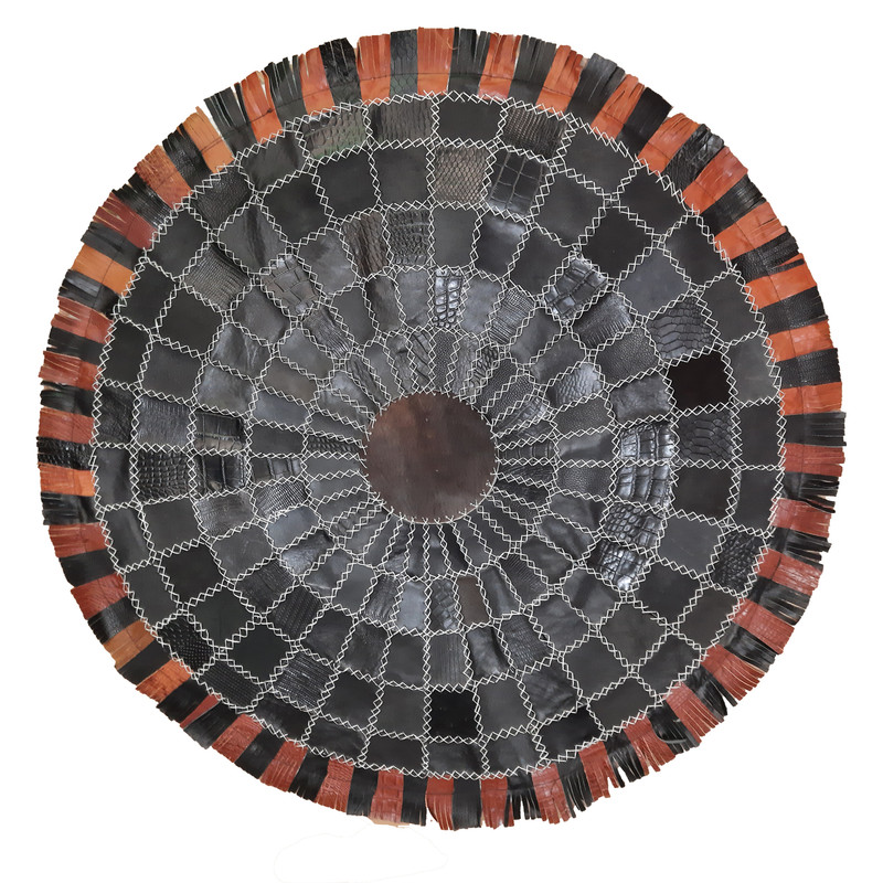 کلاژ فرش پوست و چرم کد 2007