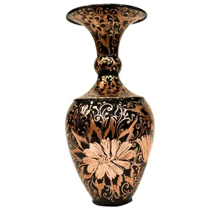 گلدان مسی مدل الماس تراش کد bulgy20