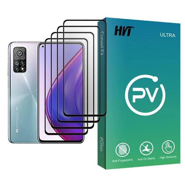 محافظ صفحه نمایش اچ وی تی مدل PV Glass MIX004 مناسب برای گوشی موبایل شیائومی Mi 10T Pro 5G بسته چهار عددی