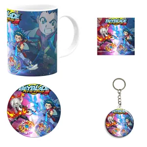 ست هدیه ماگ مدل فرفره های انفجاری کد Beyblade Burst A3