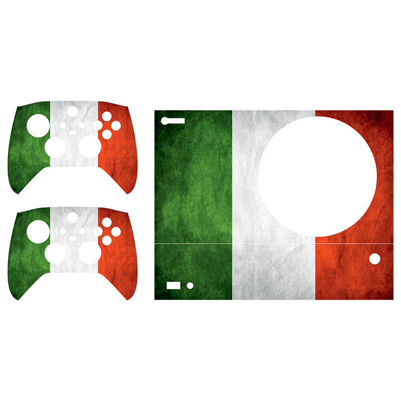 برچسب ایکس باکس series s طرح پرچم ایتالیا کد 509 مجموعه 4 عددی