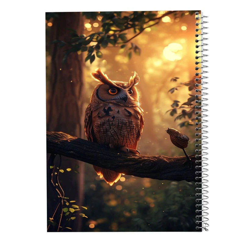 دفتر ژورنال نویسی 50 برگ مدوپد مدل نقطه ای طرح پرنده کد DF15257