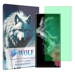 Wolf Tough model green light screen Protector Suitable for Samsung Galaxy S22 Ultra Mobile Phone
