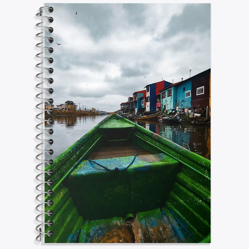 دفتر زبان 50 برگ خندالو مدل سه خط طرح رشت کد F1628