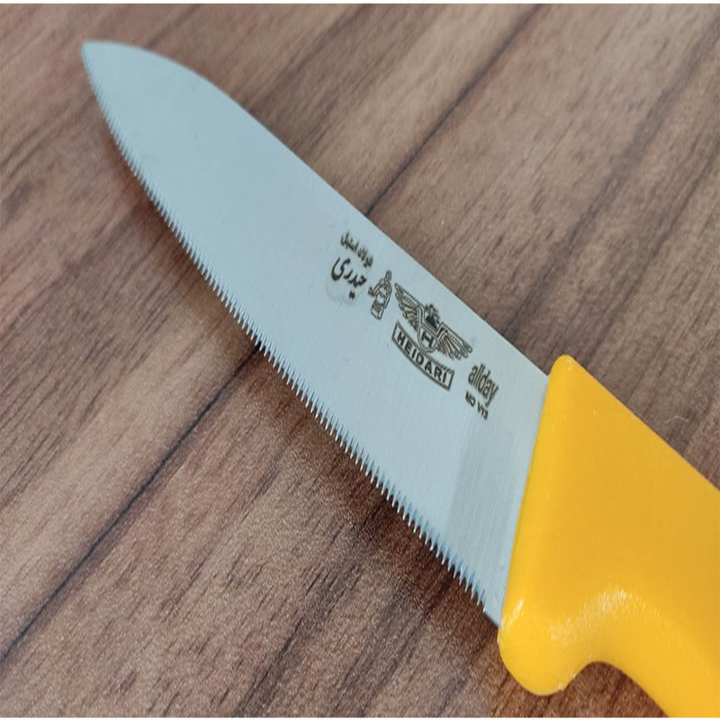 چاقو آشپزخانه  حیدری مدل اره ای کد 3496