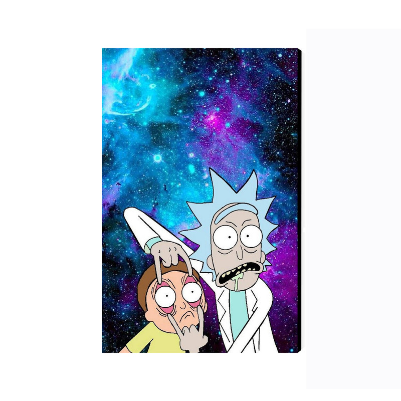 تابلو شاسی عرش مدل انیمیشن ریک و مورتی Rick and Morty کد As2268