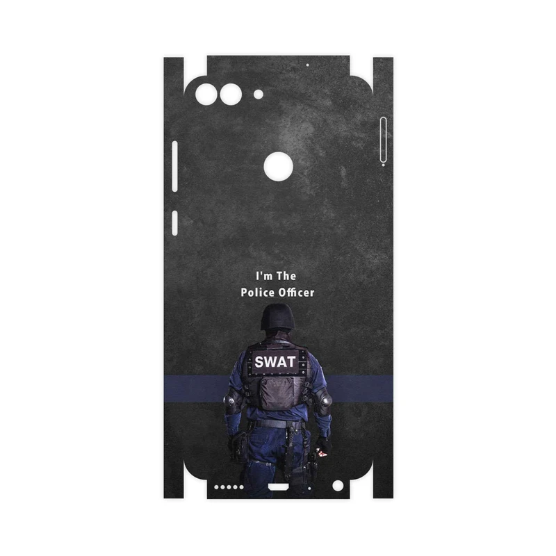 برچسب پوششی ماهوت مدل Police Officer-FullSkin مناسب برای گوشی موبایل هوآوی P Smart