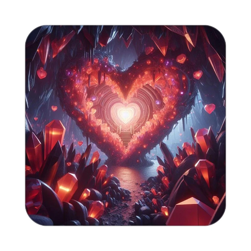 زیر لیوانی کاکتی مدل عاشقانه کد mp11752