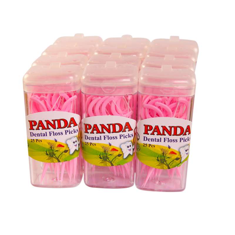 نخ دندان پاندا کد 01 مجموعه 12 عددی