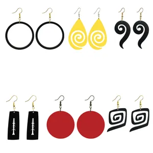 گوشواره زنانه هانستو مدل E6-220 مجموعه 6 عددي