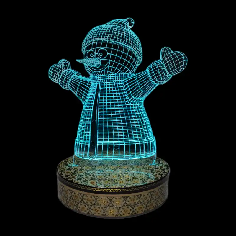 چراغ خواب طرح ادم برفی