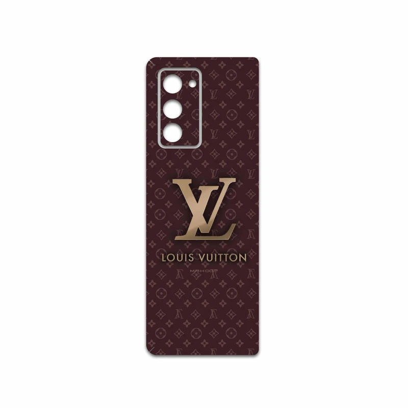 برچسب پوششی ماهوت مدل LOUIS-VUITTON-Logo مناسب برای گوشی موبایل سامسونگ Galaxy Z FOLD 2