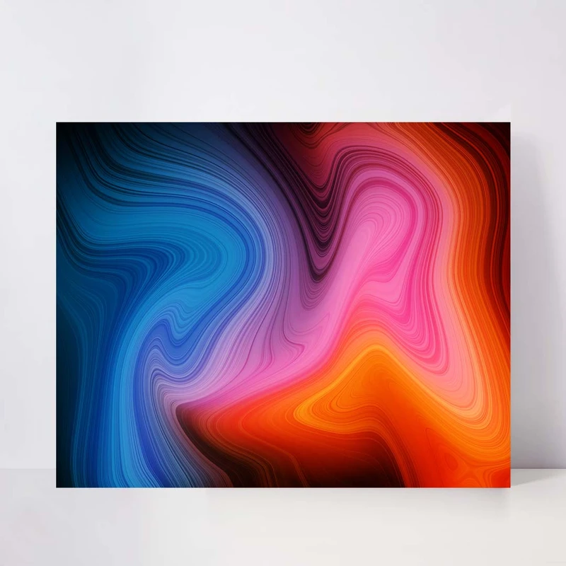 تابلو شاسی مدل mixing colors کد S-14012