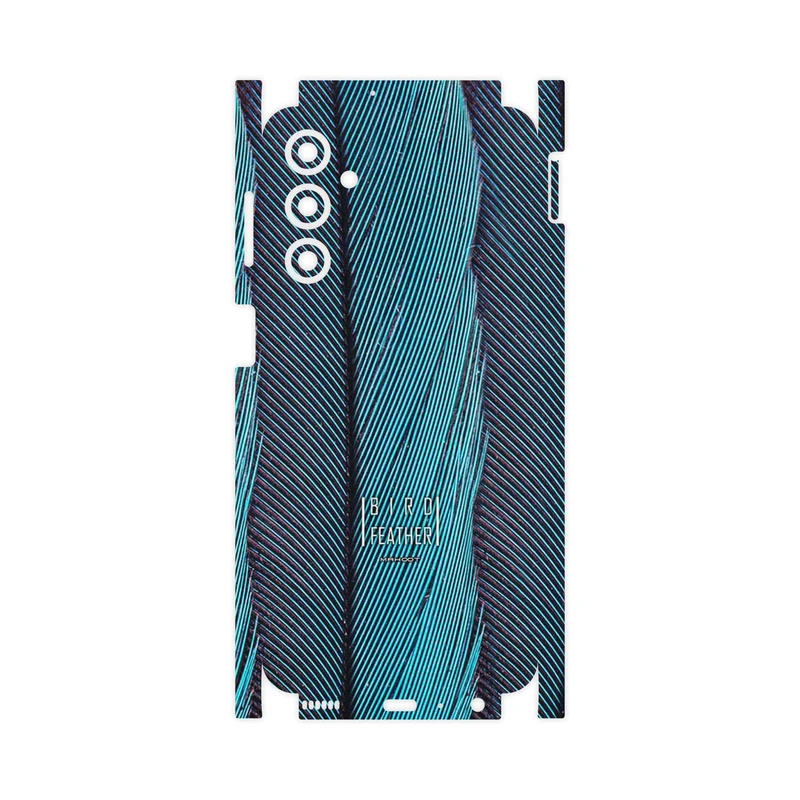 برچسب پوششی ماهوت مدل Turquoise feathers-FullSkin مناسب برای گوشی موبایل سامسونگ Galaxy M34 5G
