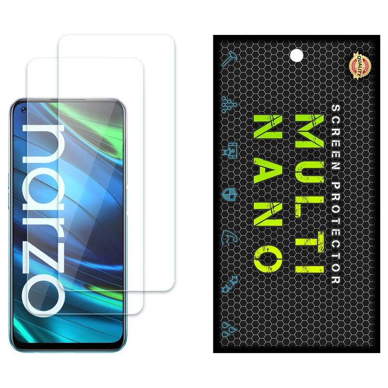 محافظ صفحه نمایش مولتی نانو مدل X-S2N مناسب برای گوشی موبایل ریلمی Narzo 20 Pro بسته دو عددی