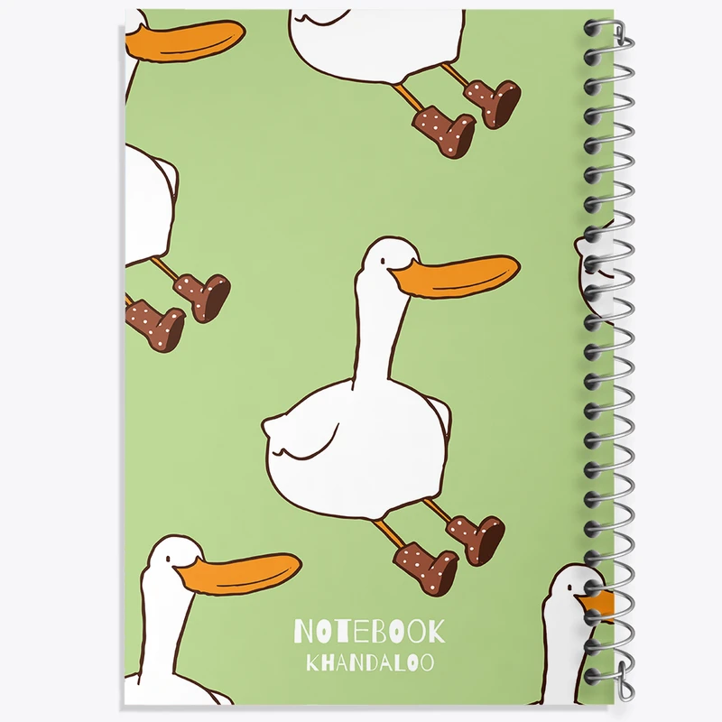 دفتر مشق 100 برگ خندالو طرح اردک بامزه کد N1400