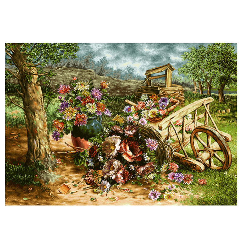 نخ و نقشه تابلوفرش مدل 25101