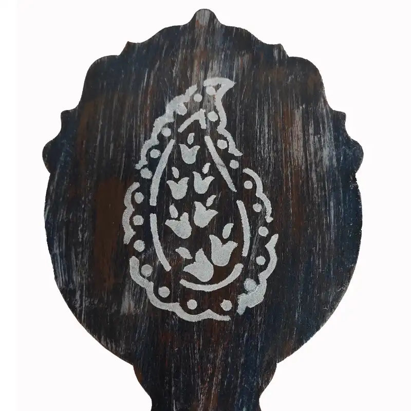 آینه چوبی مدل دستساز طرح ترنج کد 1430