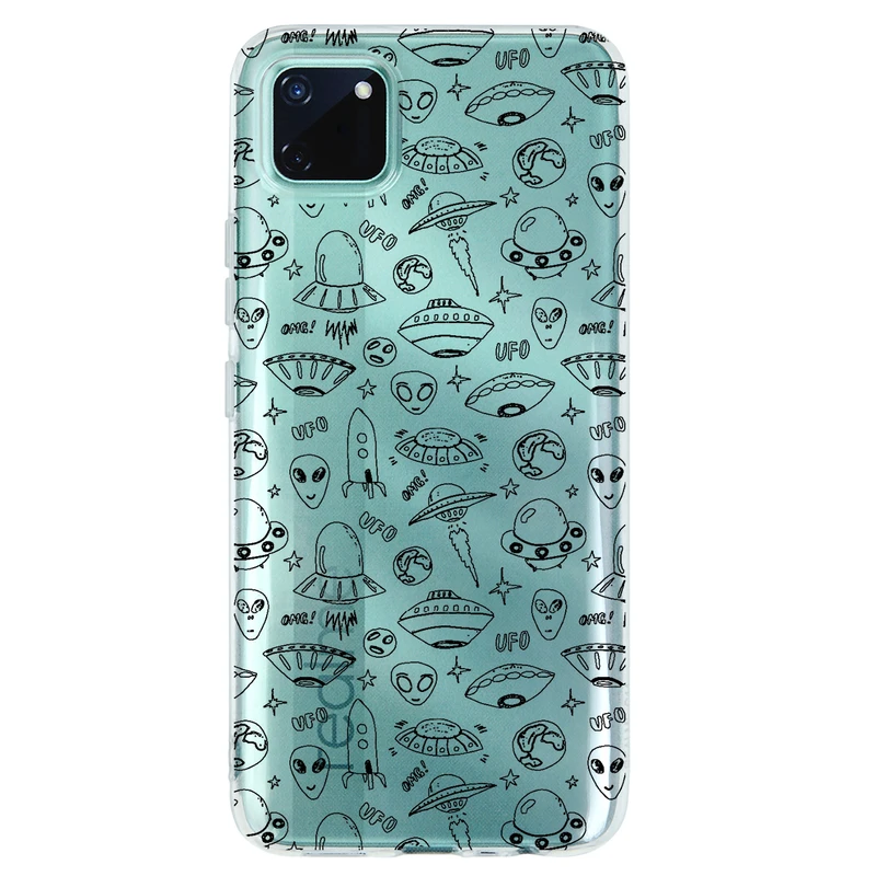 کاور مگافون طرح یوفو مدل C46-B مناسب برای گوشی موبایل ریلمی C11 2020   