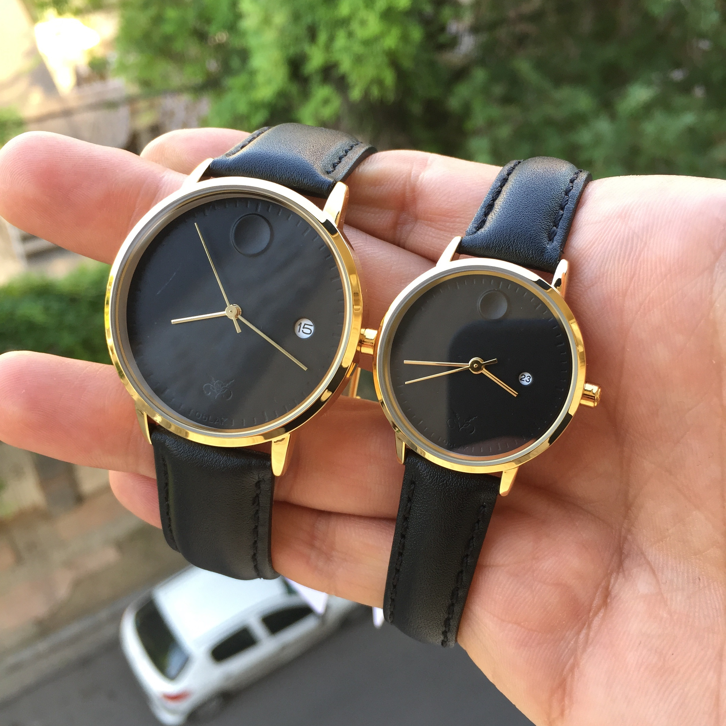 ست ساعت مچی عقربه ای زنانه و مردانه اوبلاک مدل k72696