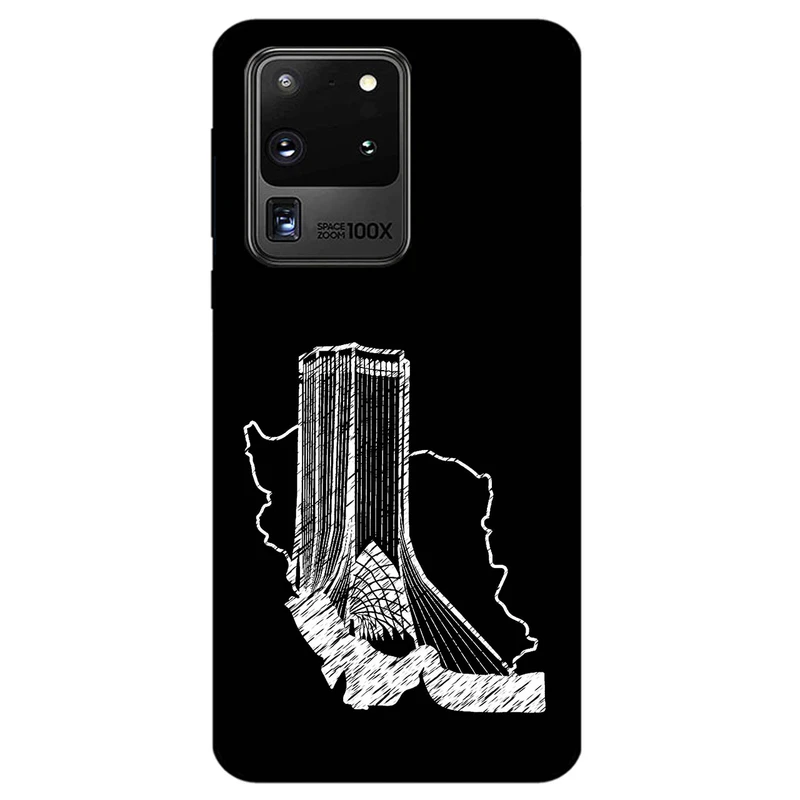 کاور مگافون طرح برج آزادی مدل 1628 مناسب برای گوشی موبایل سامسونگ Galaxy S20 Ultra
