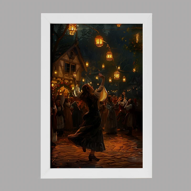 تابلو خندالو مدل شهر شاد کد F7343