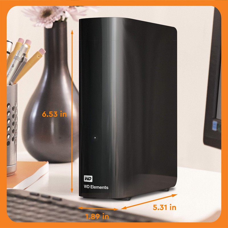 هارد دیسک اکسترنال وسترن دیجیتال مدل WD DESKTOP HDD ELEMENT 24TB ظرفیت 24 ترابایت