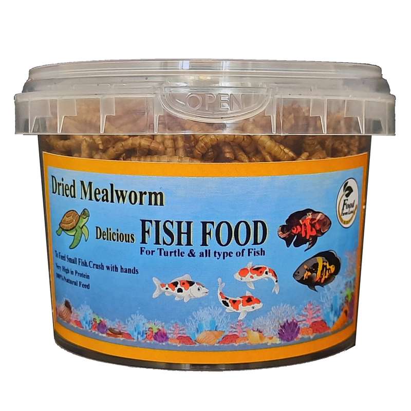 غذا خشک ماهی فود فارمز لند مدل میلورم وزن 50 گرم