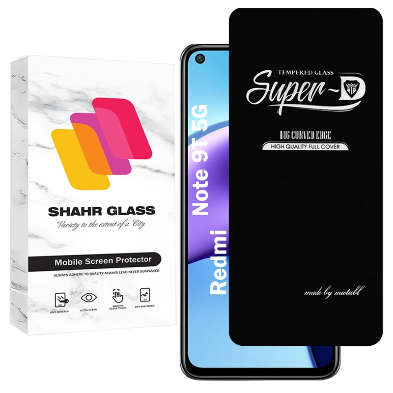 محافظ صفحه نمایش شهر گلس مدل SUPERDNSH مناسب برای گوشی موبایل شیائومی Redmi Note 9T