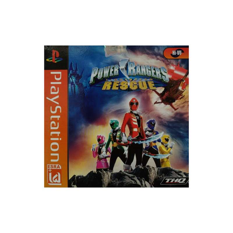 بازی POWER RANGERS RESCUE مخصوص PS1 بازی POWER RANGERS RESCUE مخصوص PS1