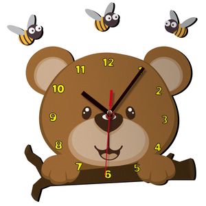 نقد و بررسی ساعت دیواری کودک باروچین مدل خرس مهربون کد 81 توسط خریداران
