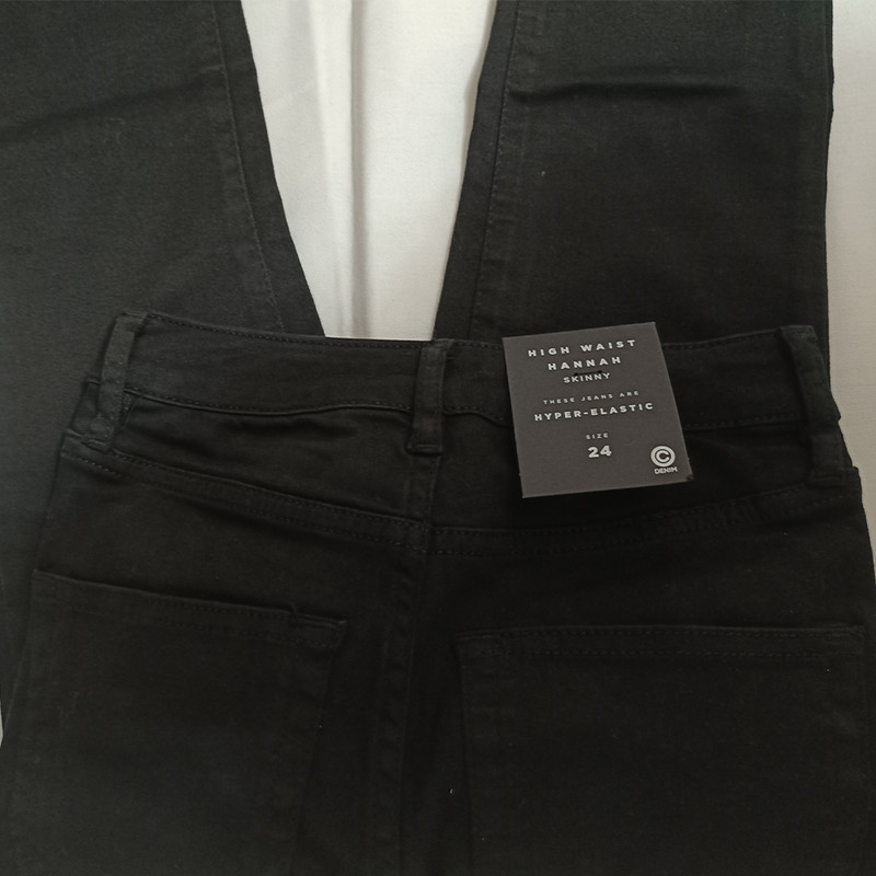 شلوار جین زنانه کوبوس مدل  moj 24689 high waist HANNAH skinny