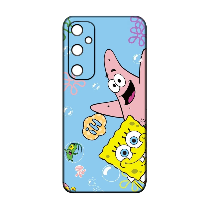 کاور مدل باب اسفنجی و پاتریک کد 422 مناسب برای گوشی موبایل سامسونگ Galaxy A55