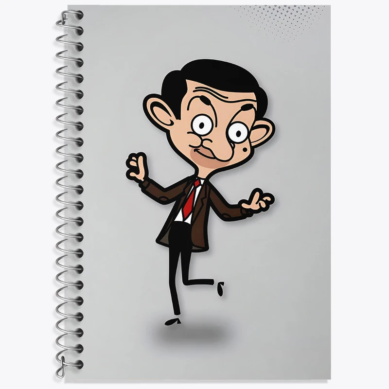 دفتر نت موسیقی 50 برگ خندالو طرح مستر بین (Mr. Bean)  کد N4607