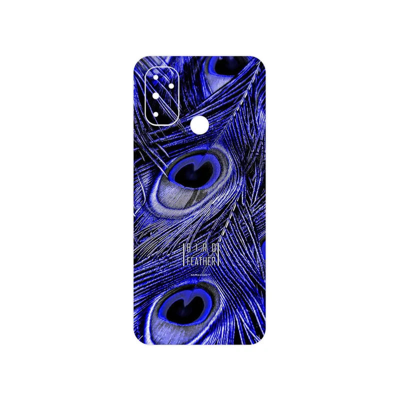 برچسب پوششی ماهوت مدل Purple Feather مناسب برای گوشی موبایل وان پلاس Nord N100